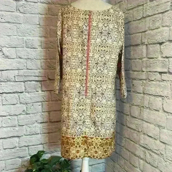 The Limited loose fit dress zippered back pretty pattern Size S - Picture 2 of 6